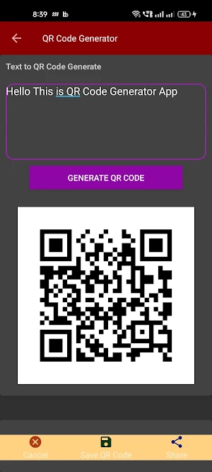 QR/BAR Code Scanner Screenshot 3