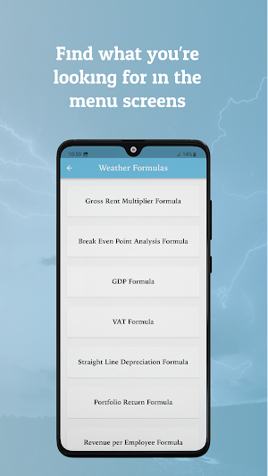 Weather Formula & Calc Screenshot 2