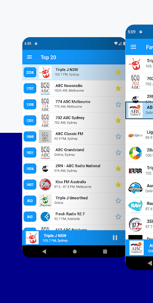 Radio Australia FM - Radio stations. Radio app Screenshot 0