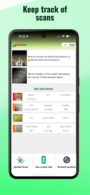 ToxiScanner: Healthy choices Screenshot 3