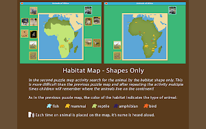 Animals of Africa - Montessori Geography for Kids Screenshot 2