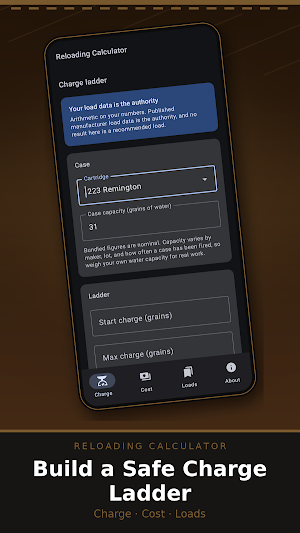 Reloading Calculator Screenshot 0