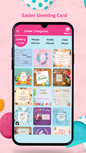Easter Card Maker Photo Editor Screenshot 1