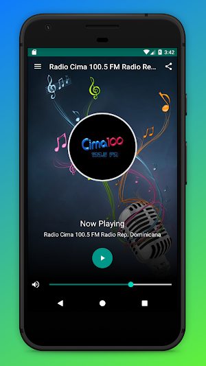 Radio Cima 100.5 FM Radio Dominican Rep. Screenshot 0