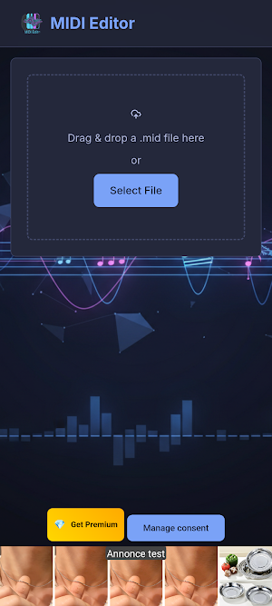 Midi Editor Screenshot 0