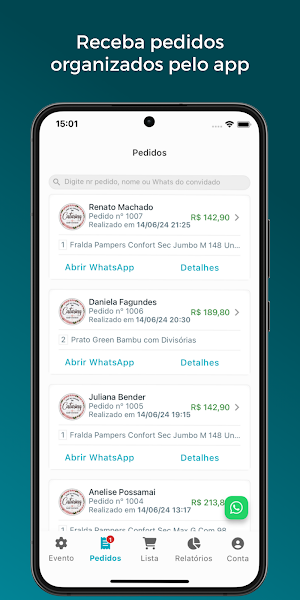 ListaPresentes Screenshot 3