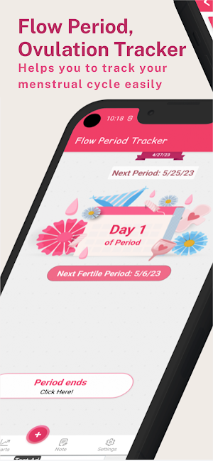 Flow Period, Ovulation Tracker Screenshot 0