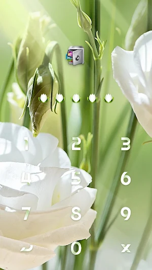 AppLock Theme Lisianthus Screenshot 1