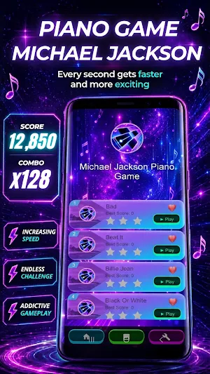 Piano Michael Jackson Game Screenshot 0