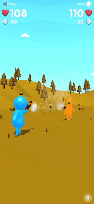 Jelly Duel - Physics Shooter G Screenshot 0