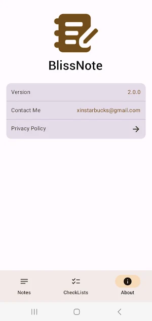BlissNote Screenshot 0