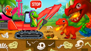 Dinosaur Truck City Builder 3D Screenshot 0