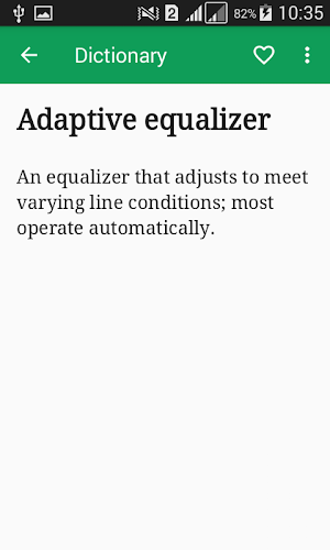 Telecommunications Dictionary Screenshot 2