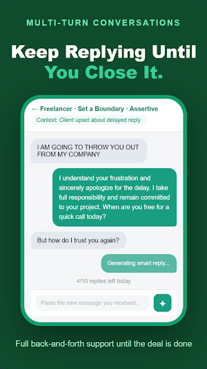 AI Reply Assistant Screenshot 1