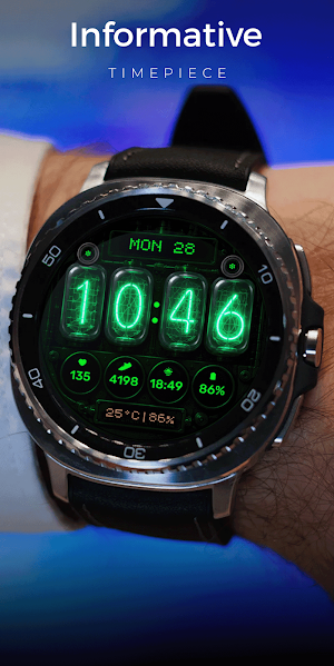 Nixie Retro - Watch Face Screenshot 2