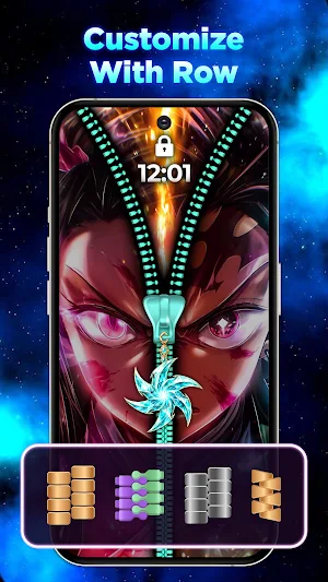 Zipper Lockscreen: Magic Theme Screenshot 3
