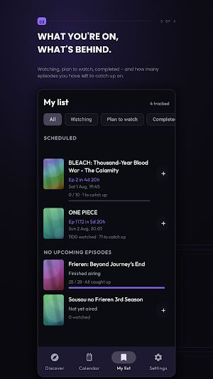 Anime List & Tracker Screenshot 2
