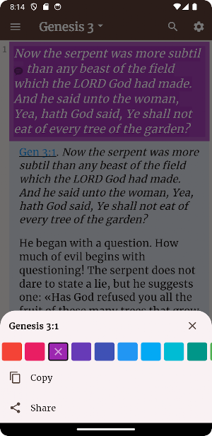 Spurgeon Bible Commentary Screenshot 3