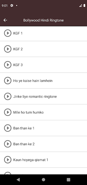 Bollywood Mobile Ringtone Screenshot 2