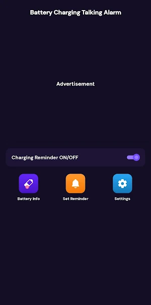 Battery Charging Talking Alarm Screenshot 0