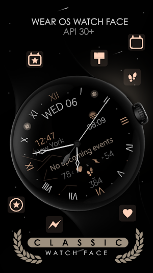 Classic Bronze watch face Screenshot 1