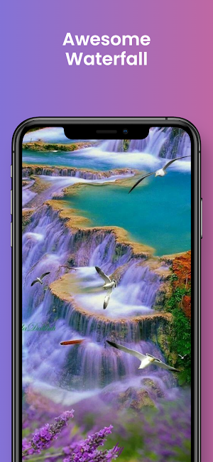 Cool waterfall wallpaper hd Screenshot 0