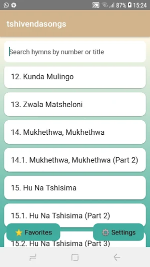 Church Of Christ Tshivenda Hym Screenshot 3
