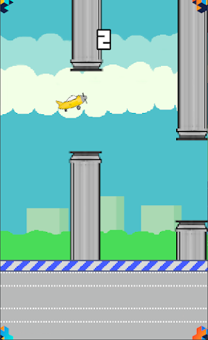 Flappy Plane! Screenshot 2