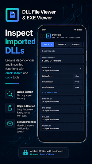 DLL File Viewer & EXE Viewer Screenshot 3