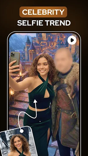 Celebrity Selfie Video with AI Screenshot 0