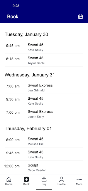 Club Sweat Screenshot 1