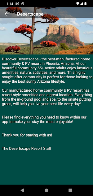 Desertscape RV Resort Screenshot 1