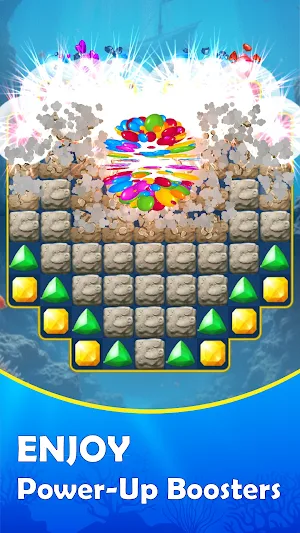 Mermaid Gems Match 3 Adventure Screenshot 1