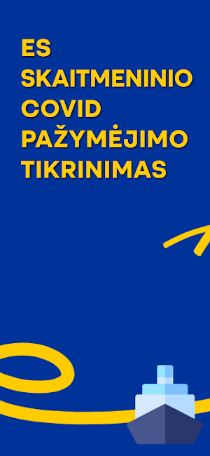Tikrinti COVID pažymėjimą Screenshot 0