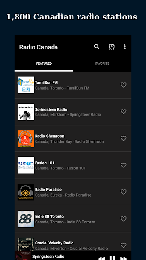 Online Radio Canada: AM & FM Screenshot 0
