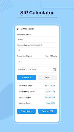 Loan EMI Calculator Screenshot 3