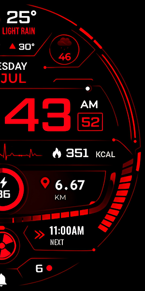 Smart Dashboard Watch Face Screenshot 2