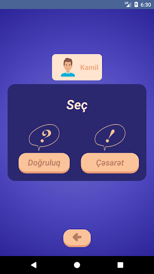 Doğruluq və cəsarət Screenshot 2