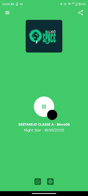 Rádio Space Web Screenshot 0