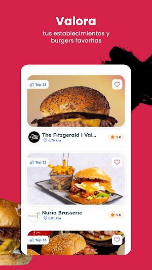 Joe Burger List Screenshot 2