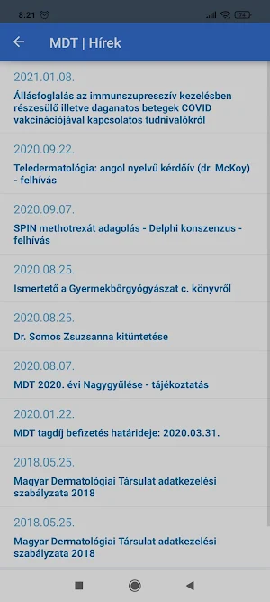 Dermatológus Screenshot 2