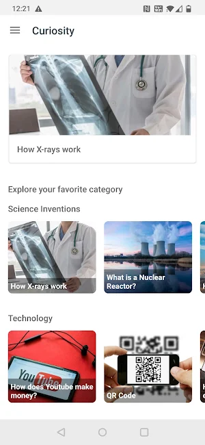 Swipe N Learn - the curiosity and knowledge app Screenshot 0