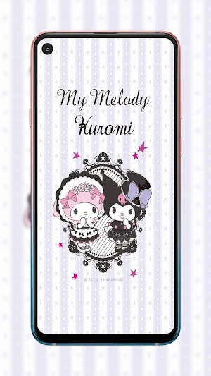 Wallpaper For Melody Kuromi Screenshot 2