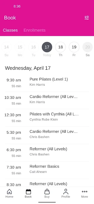Personal Pilates Screenshot 1
