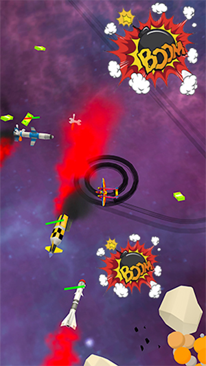 Infinite Helicopter in Nebula Screenshot 2