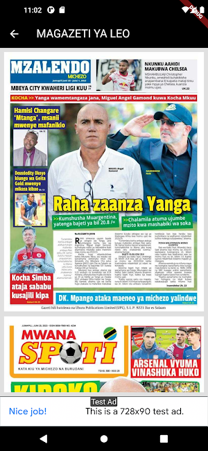 MEZA YA GAZETI TANZANIA Screenshot 2