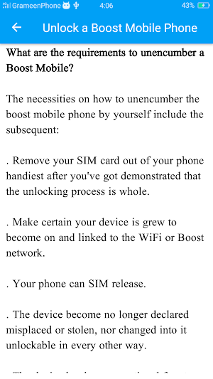 Boost Phone Unlock Guide Screenshot 2