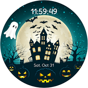 Spooky Night Watch Face Screenshot 1