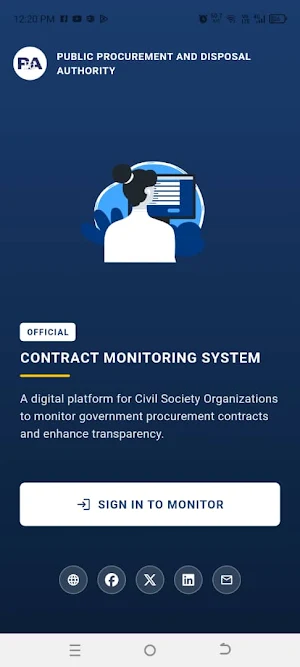 PPDA CMS Screenshot 0