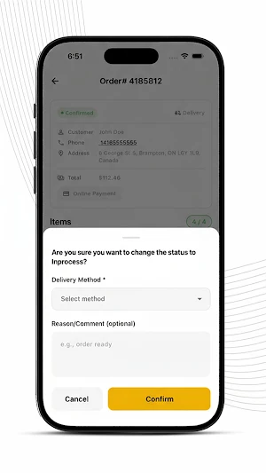 Ordrz Picker App Screenshot 3